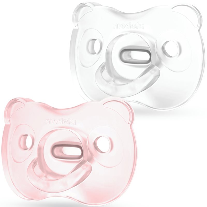 Medela Soft Silicone Soother Girl 0-6m биберон 0-6m 2 бр. на ниска цена