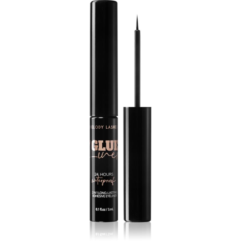 Melody Lashes Glue Liner лепило за изкуствени мигли Черно 3 мл.