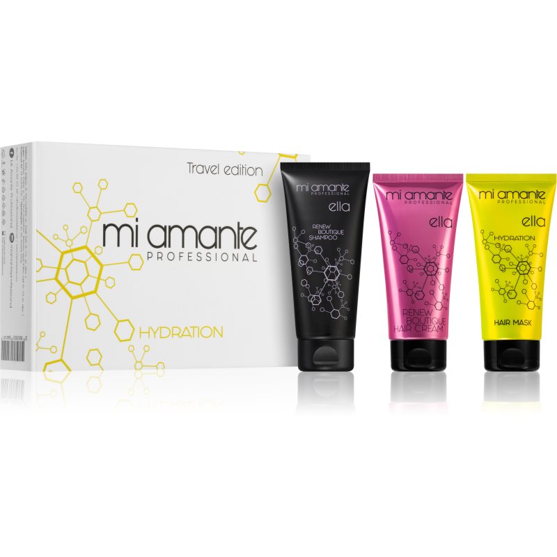 Mi Amante Professional Ella Hydration Travel Set комплект за хидратация и блясък