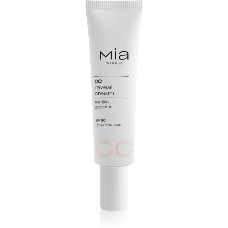 Mia Cosmetics CC Reveal Cream CC крем за уеднаквяване тена на лицето SPF 20 цвят 03 Medium Dark 30 мл.