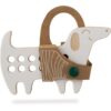 Milin Small Wooden Lacing Toy Daschund играчка за подреждане 8 cm x 13 cm x 0
