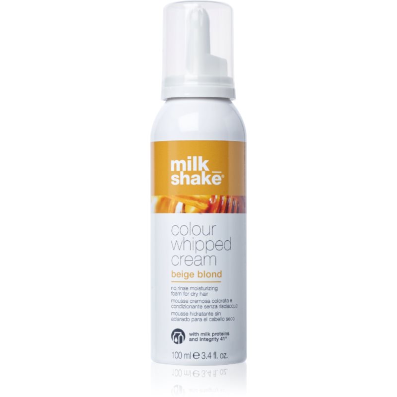 Milk Shake Colour Whipped Cream тонираща пяна за всички видове коса Beige Blond 100 мл.