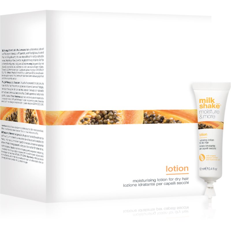 Milk Shake Moisture & More Lotion хидратиращо мляко за суха коса 12x12 мл.