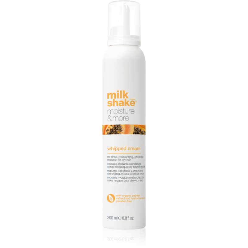 Milk Shake Moisture & More Whipped Cream хидратираща грижа без отмиване за суха коса 200 мл.