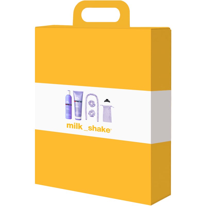Milk Shake Silver Shine Set подаръчен комплект за блонд коса и коса с кичури 1 бр.