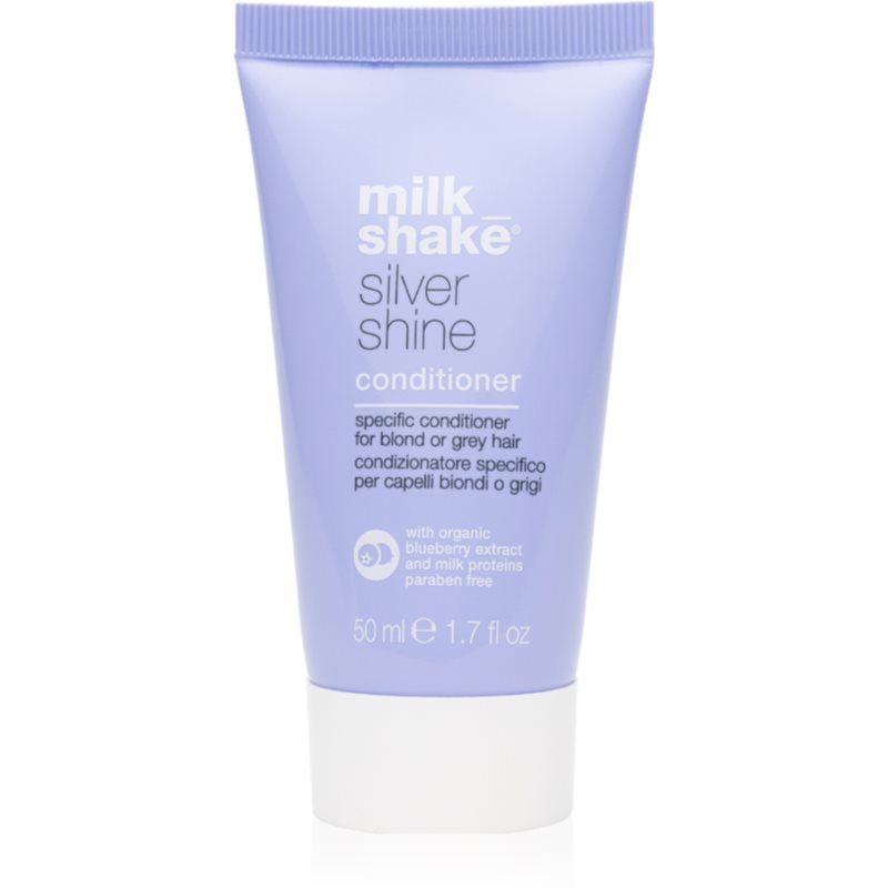 Milk Shake Silver Shine балсам за руса коса неутрализиращ жълтеникавите оттенъци 50 мл.