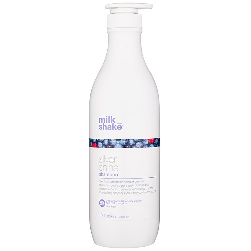 Milk Shake Silver Shine шампоан за руса коса неутрализиращ жълтеникавите оттенъци 1000 мл.
