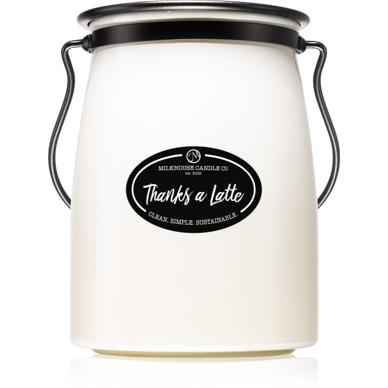 Milkhouse Candle Co. Creamery Thanks A Latte ароматна свещ Butter Jar 624 гр.