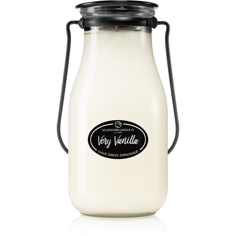 Milkhouse Candle Co. Creamery Very Vanilla ароматна свещ Milkbottle 396 гр.