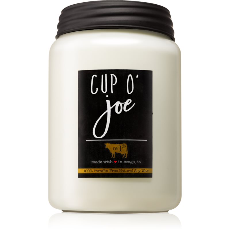 Milkhouse Candle Co. Farmhouse Cup O' Joe ароматна свещ Mason Jar 737 гр.