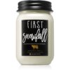 Milkhouse Candle Co. Farmhouse First Snowfall ароматна свещ Mason Jar 369 гр.