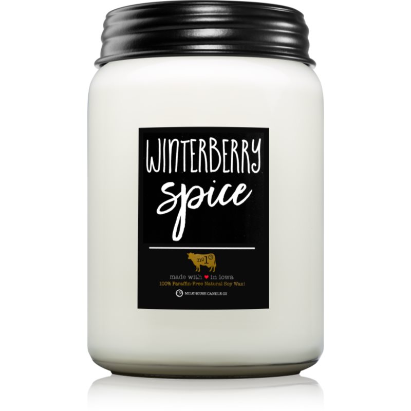 Milkhouse Candle Co. Farmhouse Winterberry Spice ароматна свещ 737 гр.