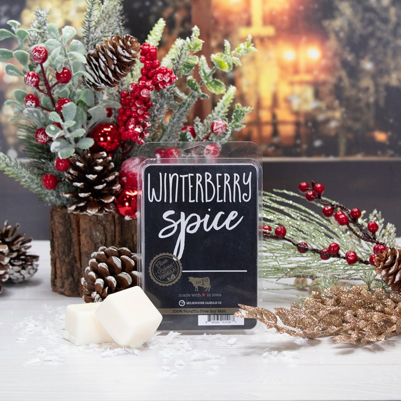 Milkhouse Candle Co. Farmhouse Winterberry Spice восък за арома-лампа 155 гр. на ниска цена