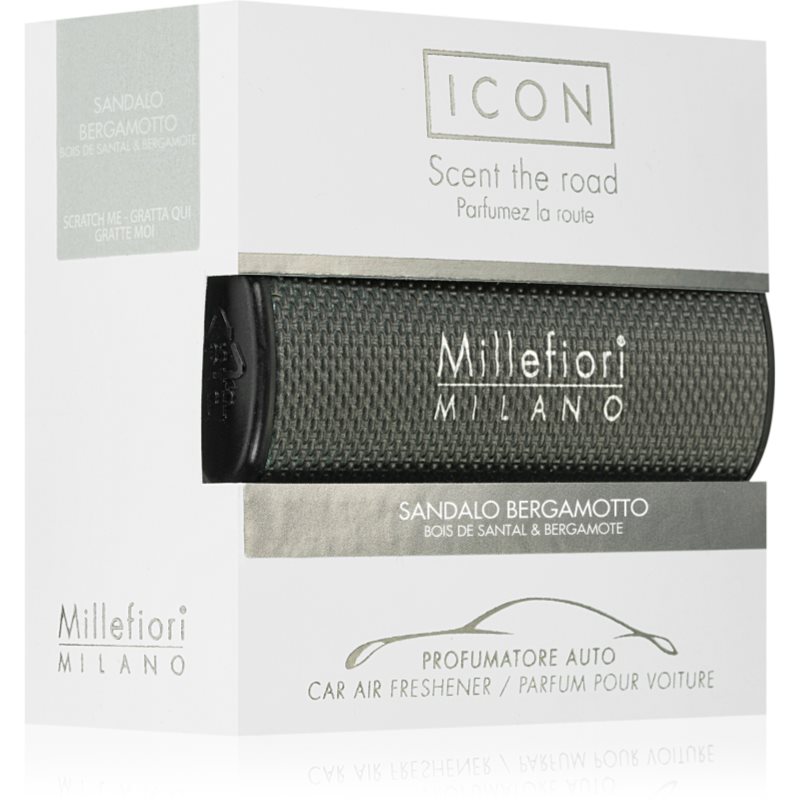 Millefiori Icon Sandalo Bergamotto aроматизатор за автомобил 1 бр.