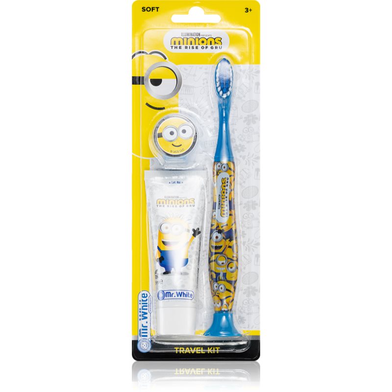 Minions Travel Kit Комплект за дентална грижа за деца 3y+