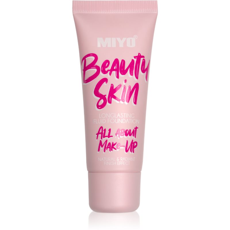 Miyo Beauty Skin All About Make-Up дълготраен фон дьо тен цвят 00 Dune 30 мл.
