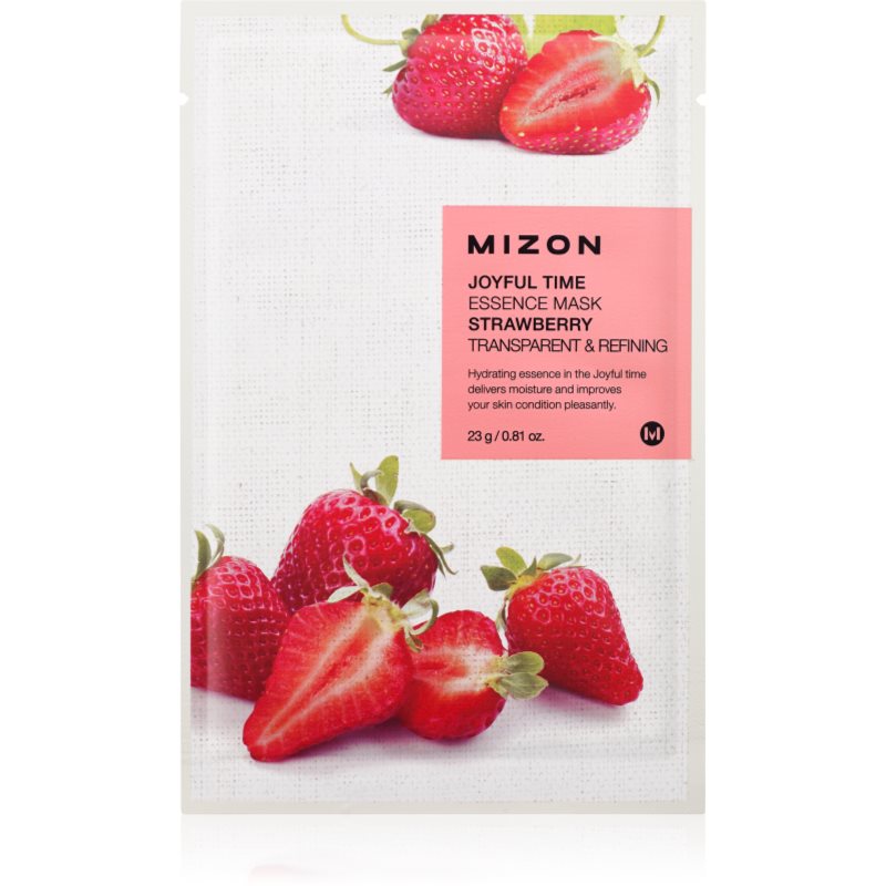 Mizon Joyful Time Strawberry платнена маска с омекотяващ ефект 23 гр.
