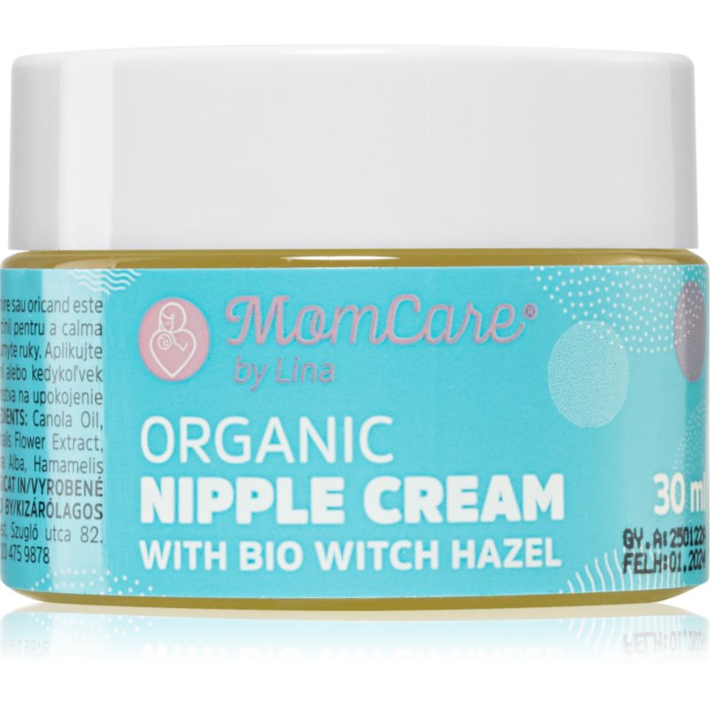 MomCare by Lina Organic Nipple Cream крем за зърна 30 мл.
