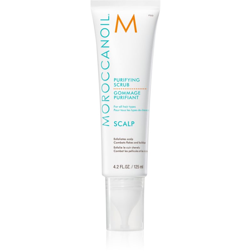 Moroccanoil Scalp Purifying Scrub нежно почистващ пилинг с успокояващ ефект за кожата на скалпа 125 мл. на ниска цена