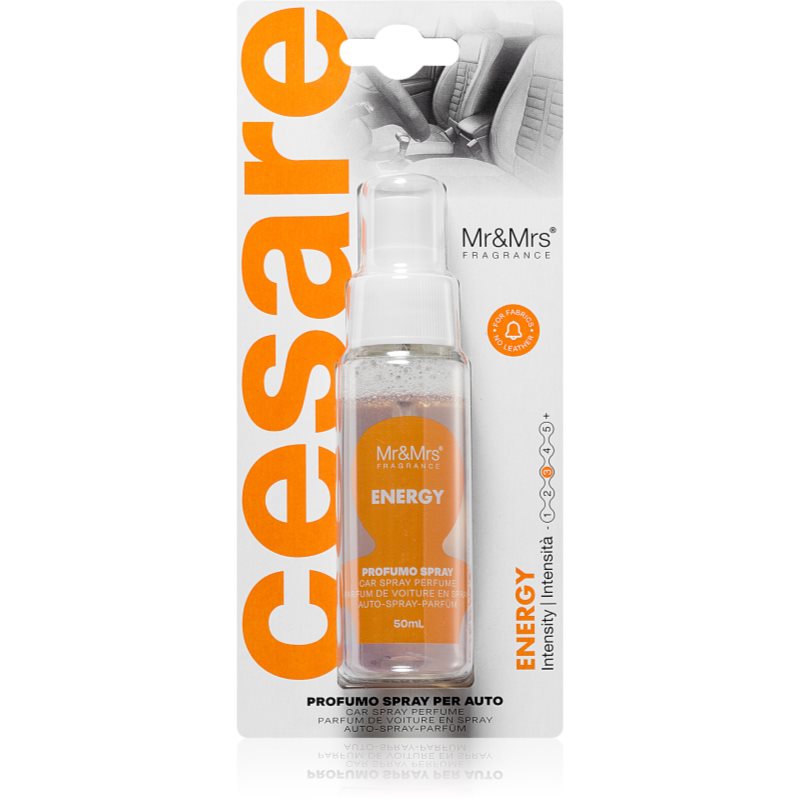 Mr & Mrs Fragrance Cesare Energy ароматизатор за въздух за колата 50 мл.