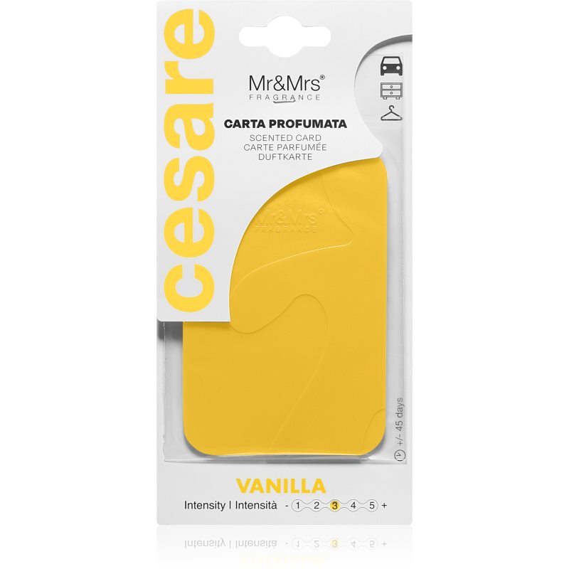 Mr & Mrs Fragrance Cesare Vanilla ароматизирана свещ 1 бр.