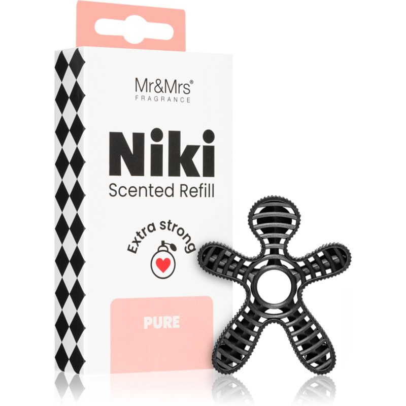 Mr & Mrs Fragrance Niki Pure aроматизатор за автомобил резервен пълнител 1 бр. на ниска цена