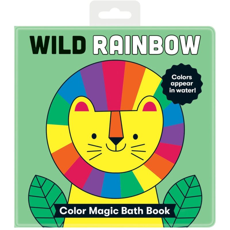 Mudpuppy Color Magic Bath Book Wild Rainbow книжка за вода 0+ y 1 бр. на ниска цена