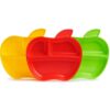 Munchkin Apple разделена чиния 6 m+ 3 бр.