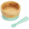 Munchkin Bambou Suction Bowl & Spoon сет за хранене за деца 6 m+ 1 бр.