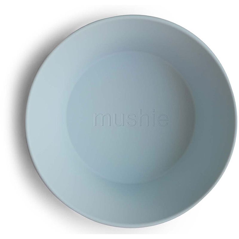 Mushie Round Dinnerware Bowl купичка Powder Blue 2 бр. на ниска цена