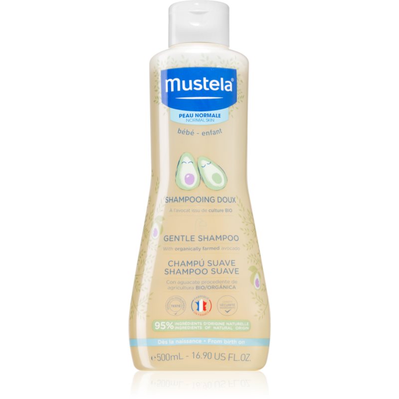 Mustela Bébé нежен шампоан за деца от раждането им 500 мл.