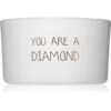My Flame Amber's Secret You Are A Diamond ароматна свещ с дървен фитил 9x5 см