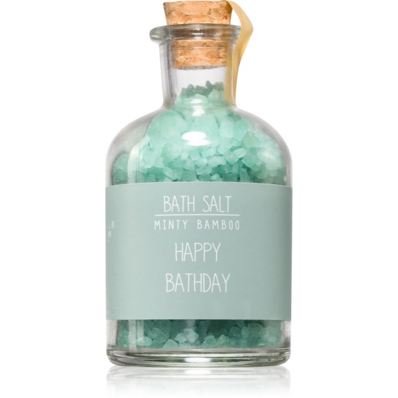 My Flame Minty Bamboo Happy Bathday сол за релаксираща вана 180 гр.