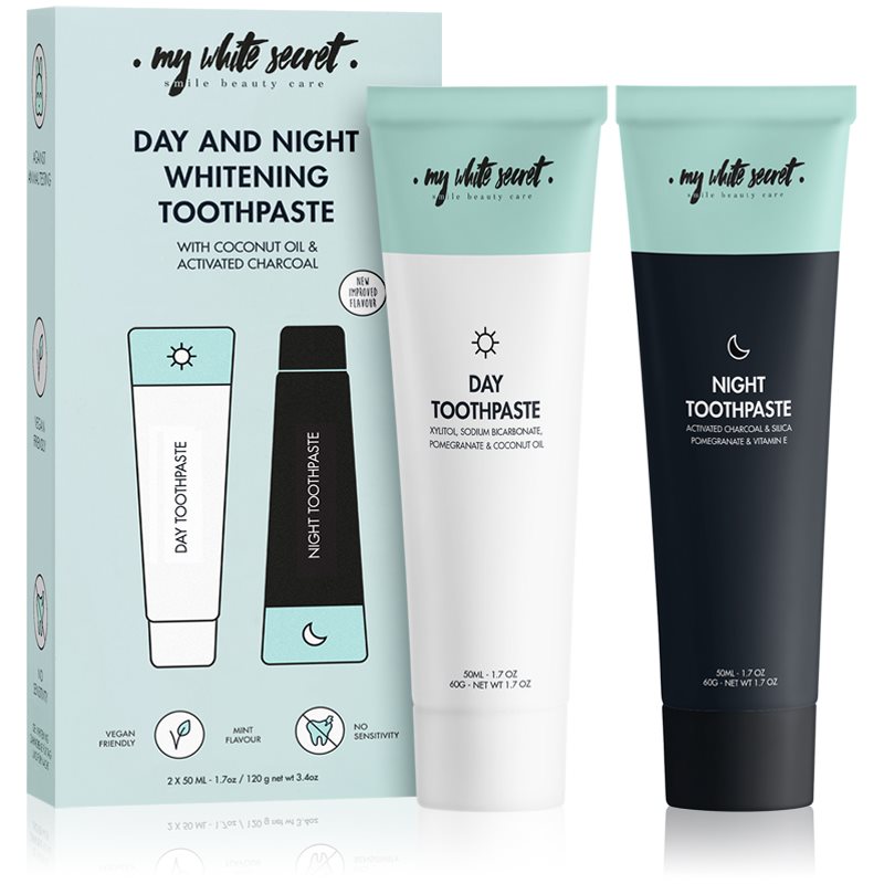 My White Secret Toothpaste Classic Mint Комплект за дентална грижа за искрящи бели зъби на ниска цена
