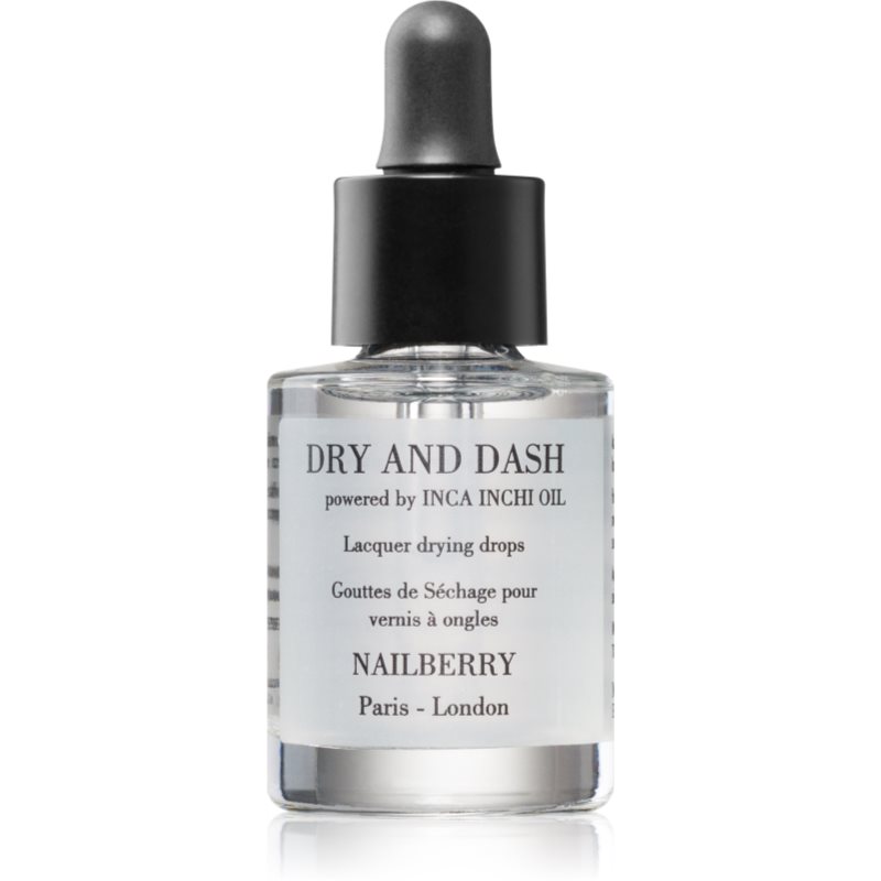 NAILBERRY Dry and Dash Lacquer Drying Drops капки ускоряващи изсъхването на лака 11 мл.