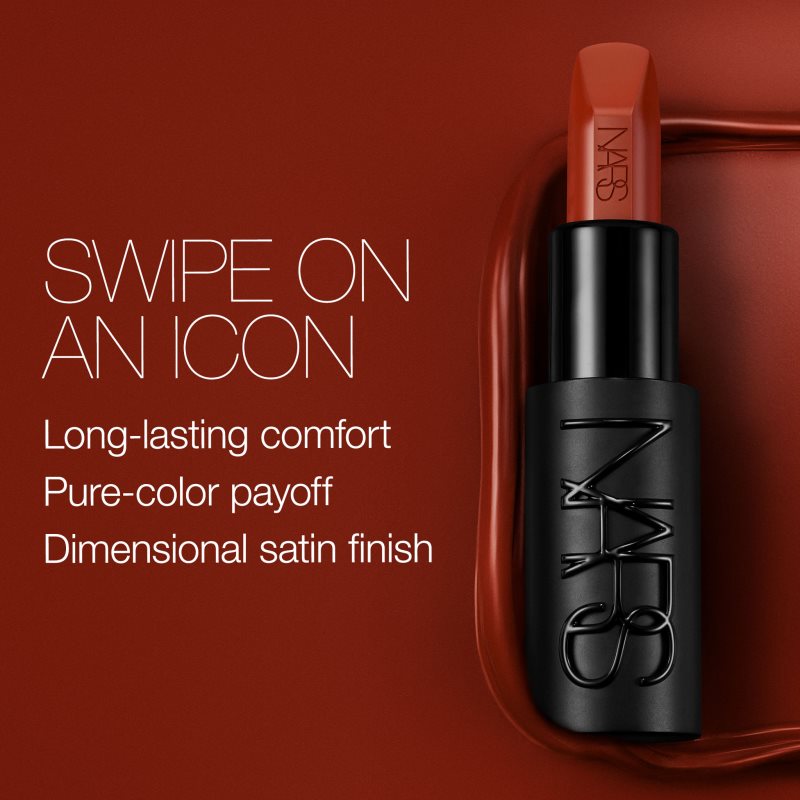 NARS Explicit Lipstick сатенено червило цвят EXPOSED 3.8 гр. - Image 6
