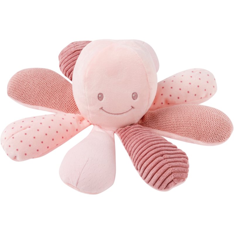 NATTOU Activity Cuddly Octopus плюшена играчка Lapidou Pink 1 бр.