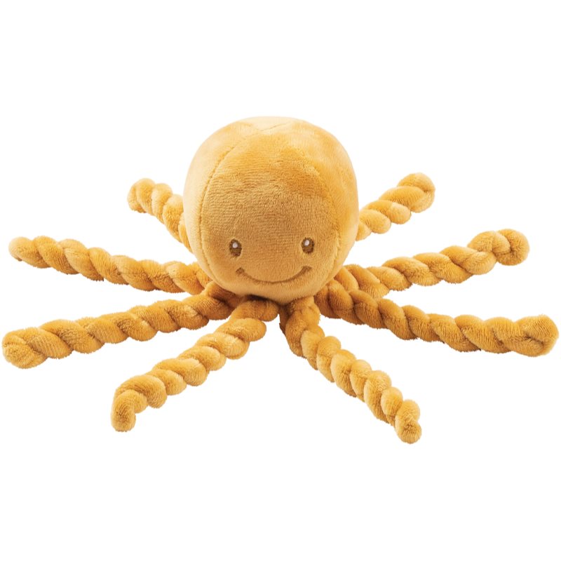 NATTOU Cuddly Octopus PIU PIU плюшена играчка за бебета Lapidou Yellow 0 m+ 1 бр.