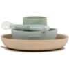NATTOU Tableware Set of 4 Pieces сет за хранене за деца Green 4 бр.