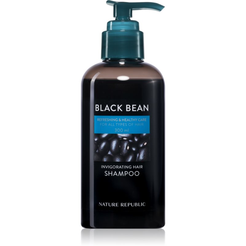 NATURE REPUBLIC Black Bean Invigorating Hair Shampoo шампоан против оредяване на косата и косопад 300 мл.