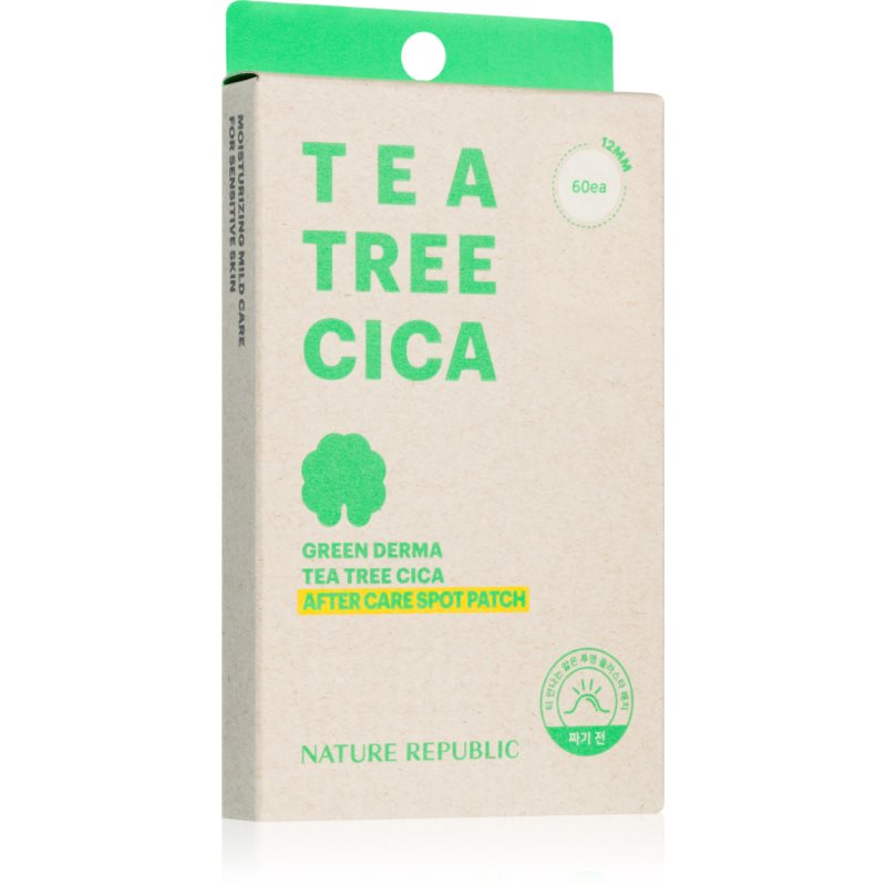 NATURE REPUBLIC Green Derma Tea Tree Cica After Care Spot Patch концентрат за проблемна кожа за кожа