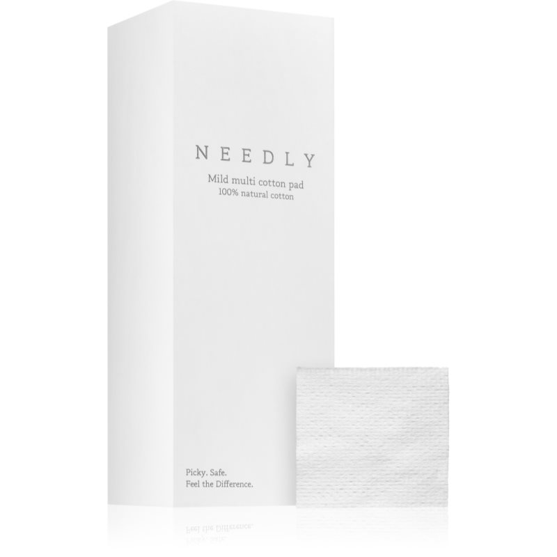 NEEDLY Mild Cleansing Multi Cotton Pad Памучни тампони за премахване на грим и почистване на лице 100 бр.