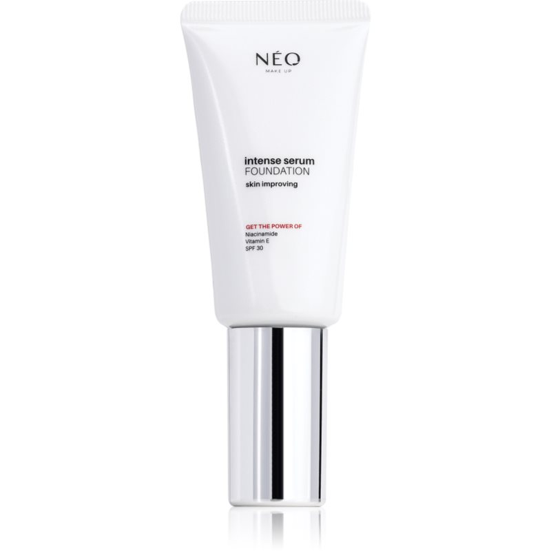 NEO MAKE UP Intense Serum Foundation лек фон дьо тен SPF 30 цвят 02 Ivory 30 мл.
