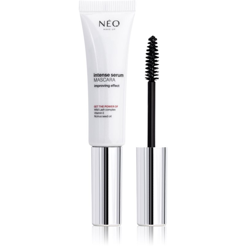 NEO MAKE UP Intense Serum Mascara подсилваща спирала за стимулиране растежа на миглите цвят Black 9 мл.