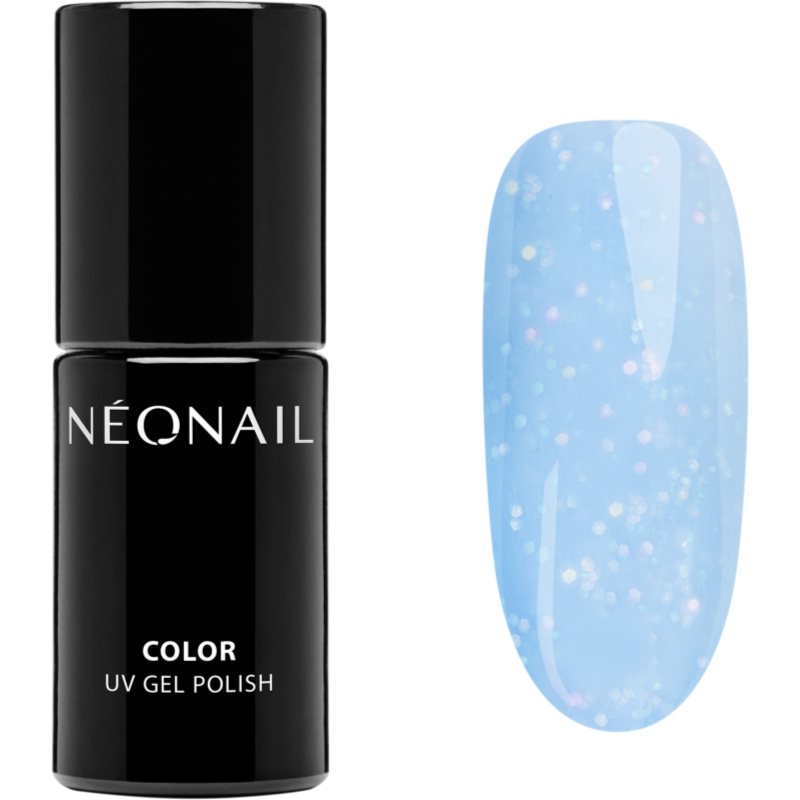 NEONAIL Baby Bloomer гел лак за нокти с блясък цвят Blue-ming 7