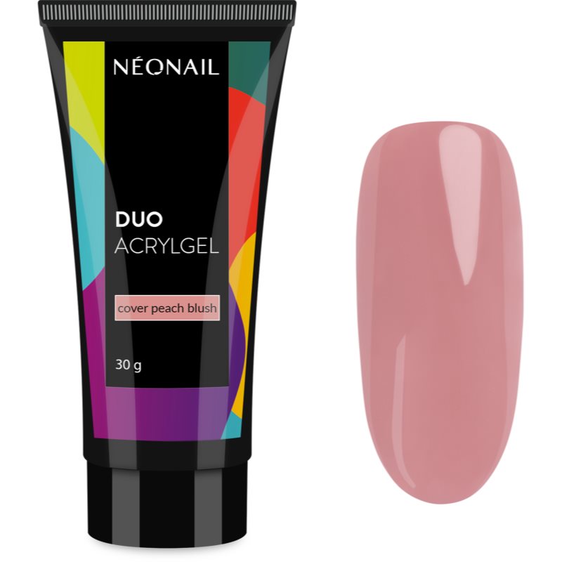 NEONAIL Duo Acrylgel Cover Peach Blush гел за гел и акрилни нокти 30 гр. на ниска цена