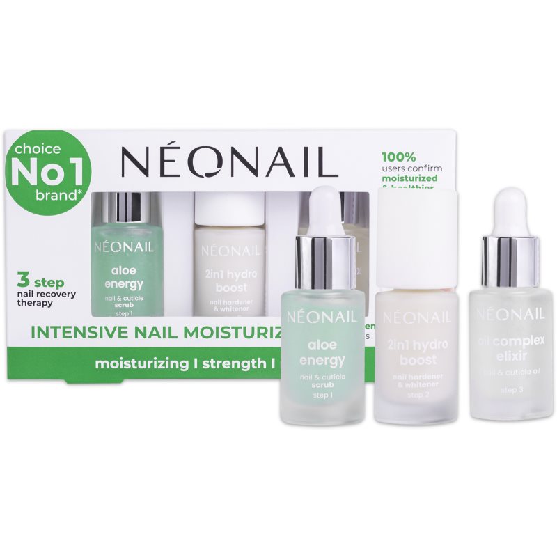 NEONAIL Nail Care Set Intensive Nail Moisturizing комплект за нокти и кожичките около ноктите
