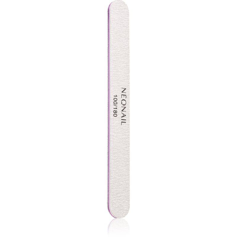 NEONAIL Nail File Straight пила за нокти 100/180 1 бр.