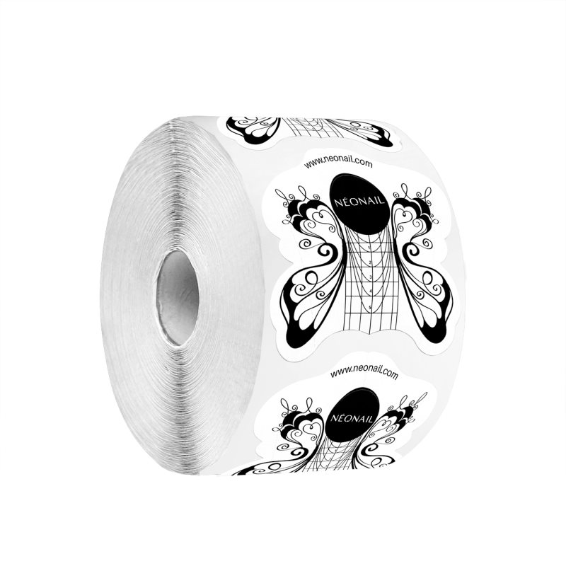NEONAIL Nail Forms Butterfly шаблони за гел и акрилни нокти 100 бр.