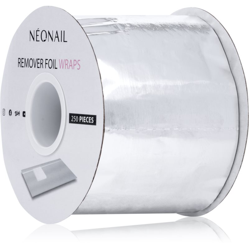 NEONAIL Remover Foil Wraps продукт за премахване на гел лакове 250 бр.